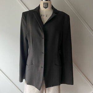 Annette Gortz Black Long Sleeve Wool Blazer - 38 (approx S)